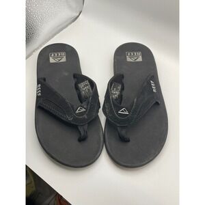 Reef Men's Black Flip Flops Sandals Size M 5 US